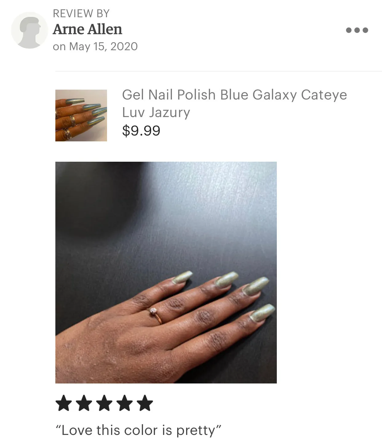 Gel Nail Polish Nail Art Supplies Galaxy Blue Cateye