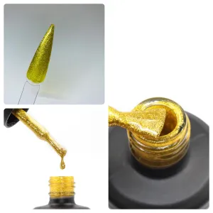 Gel Nail Polish Nail Art Supplies Gold Glitter