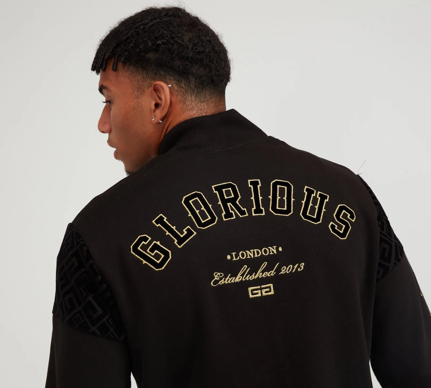 Glorious Gangsta Destino Varsity Jacket Black