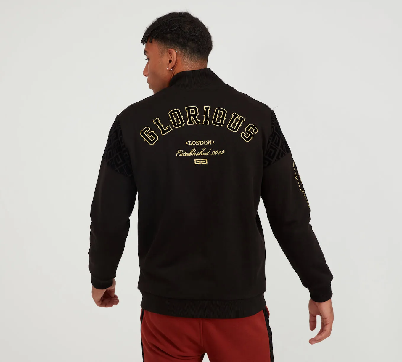 Glorious Gangsta Destino Varsity Jacket Black