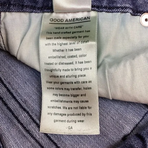 Good American Good Waist Crop Jeans