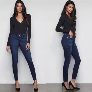 Good American Good Waist Crop Jeans