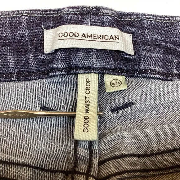 Good American Good Waist Crop Jeans