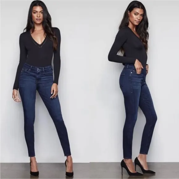 Good American Good Waist Crop Jeans