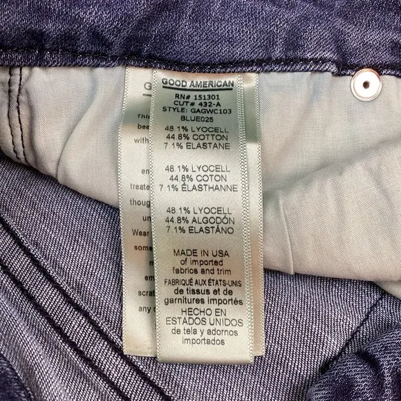 Good American Good Waist Crop Jeans