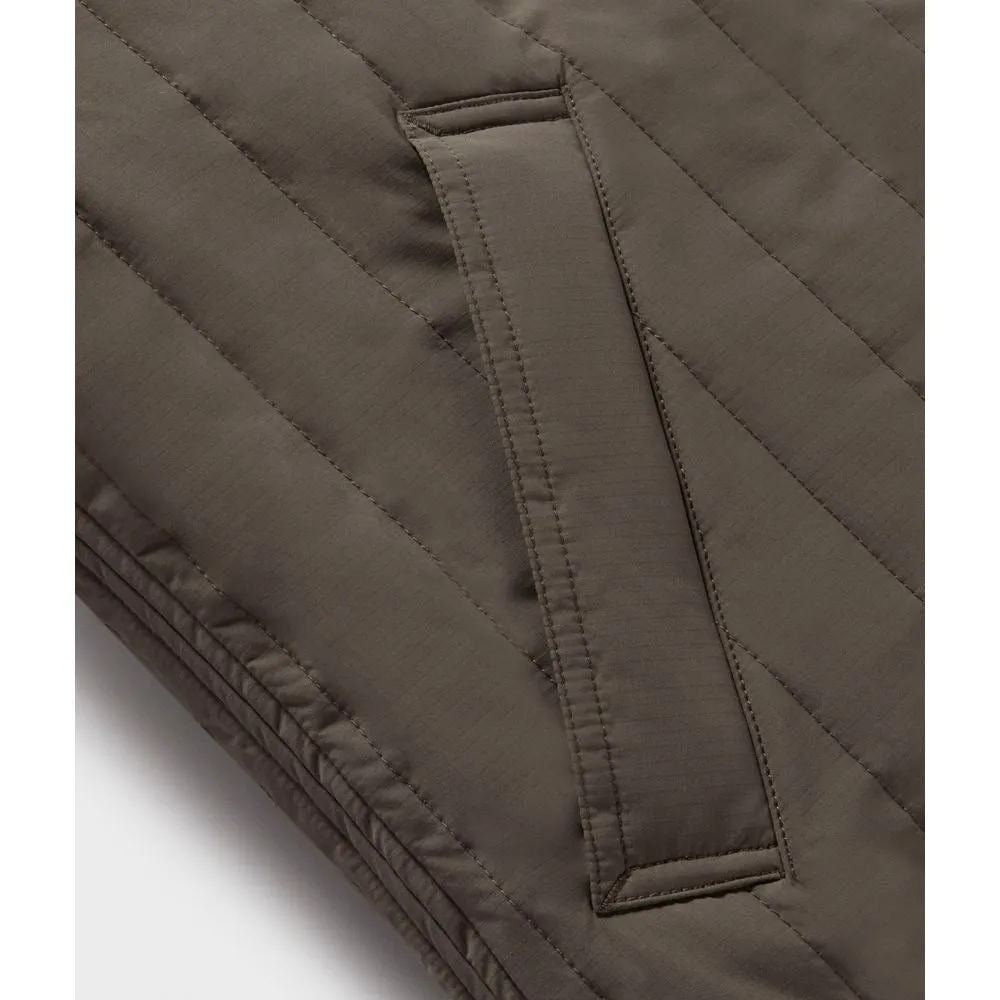 Gray Polyester Men Vest