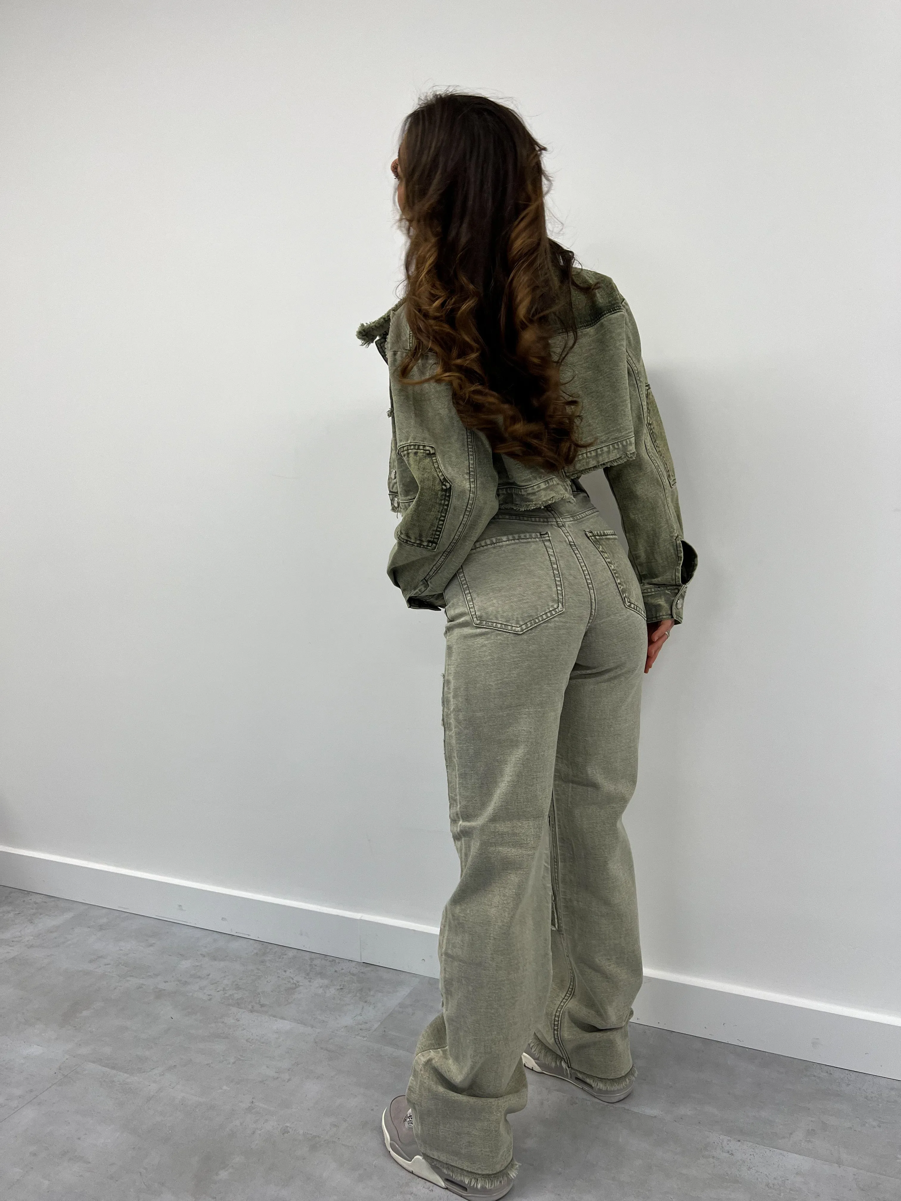 GREEN WASH CARPENTER JEANS Set