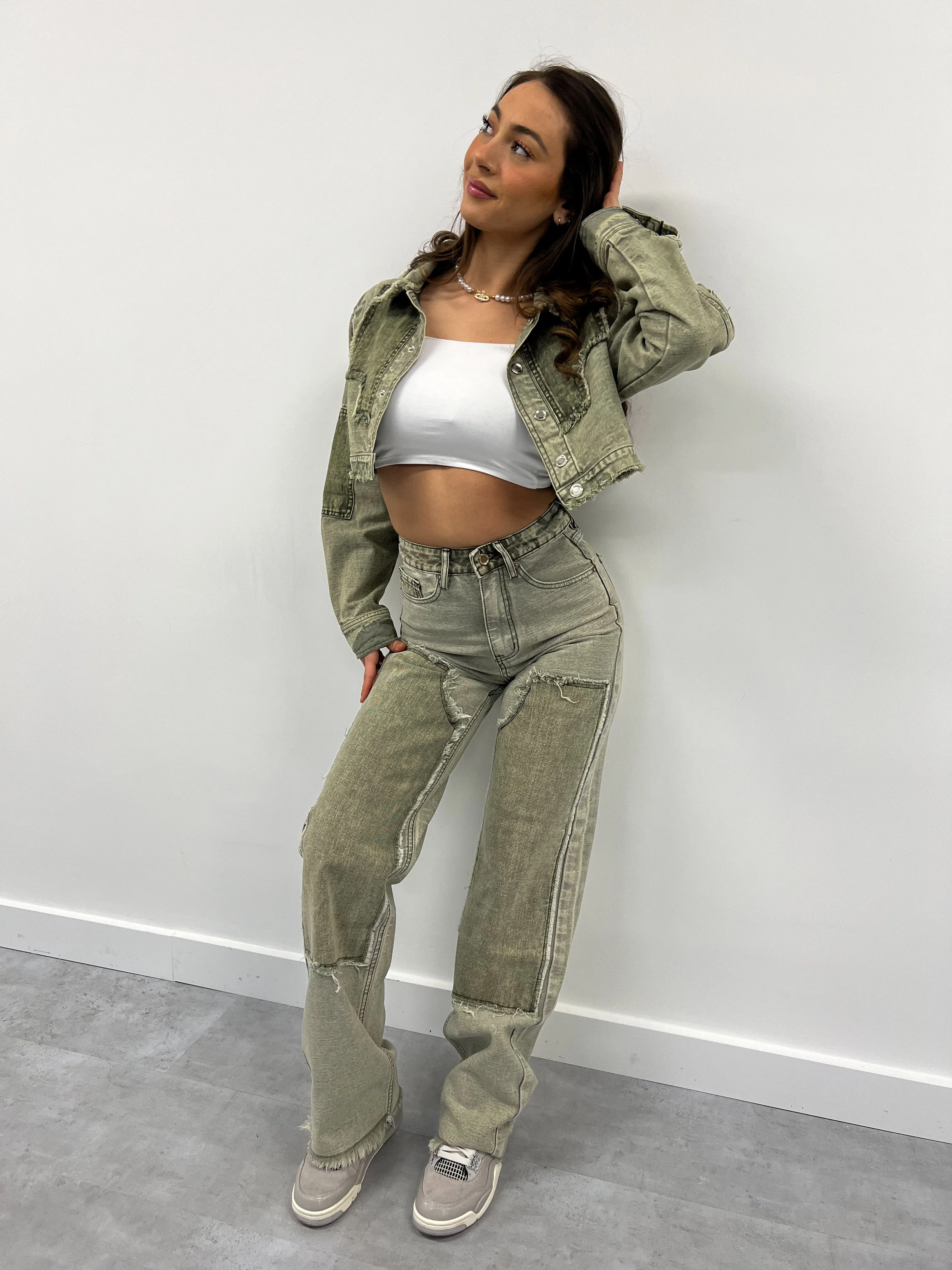 GREEN WASH CARPENTER JEANS Set