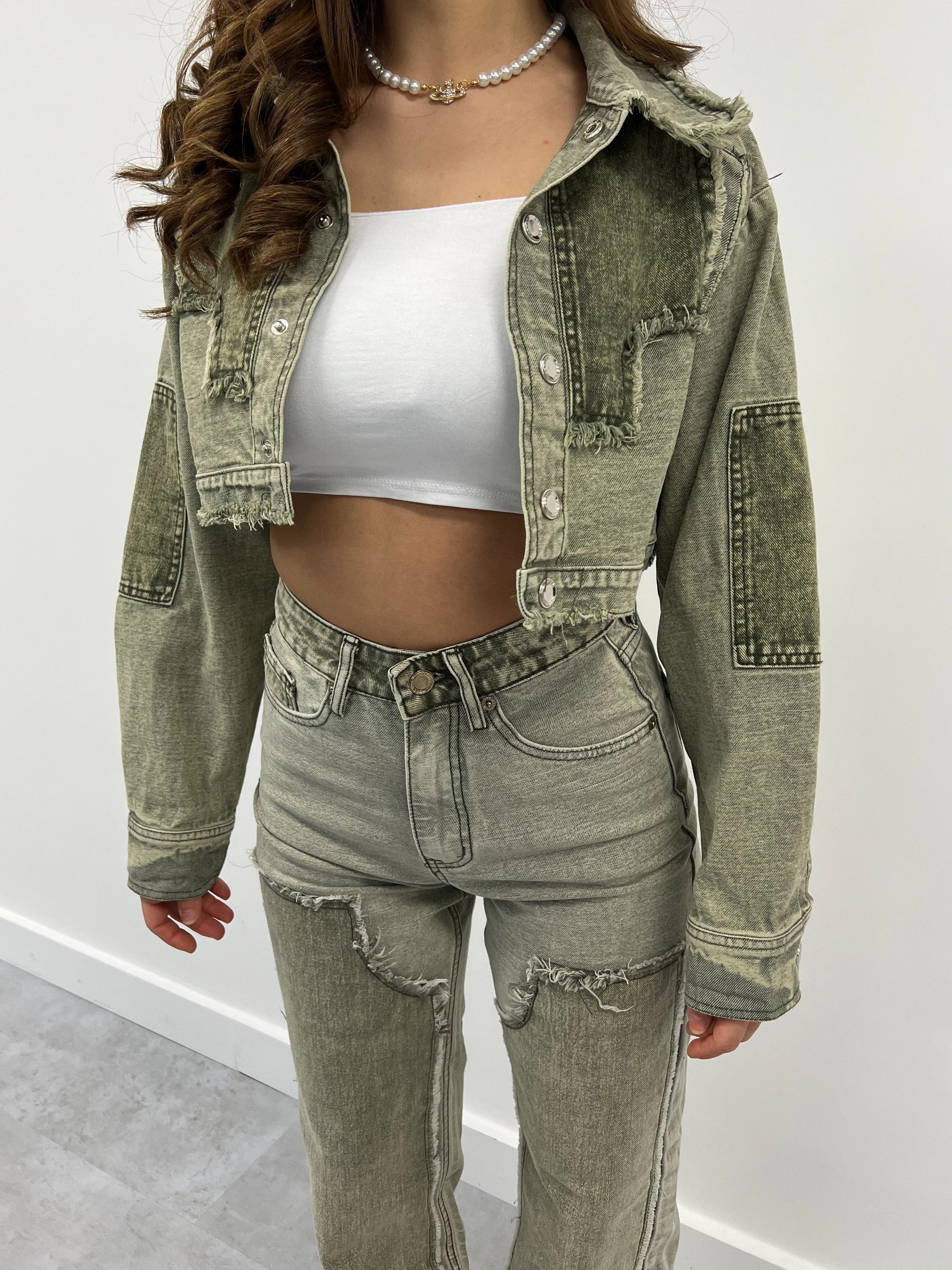 GREEN WASH CARPENTER JEANS Set
