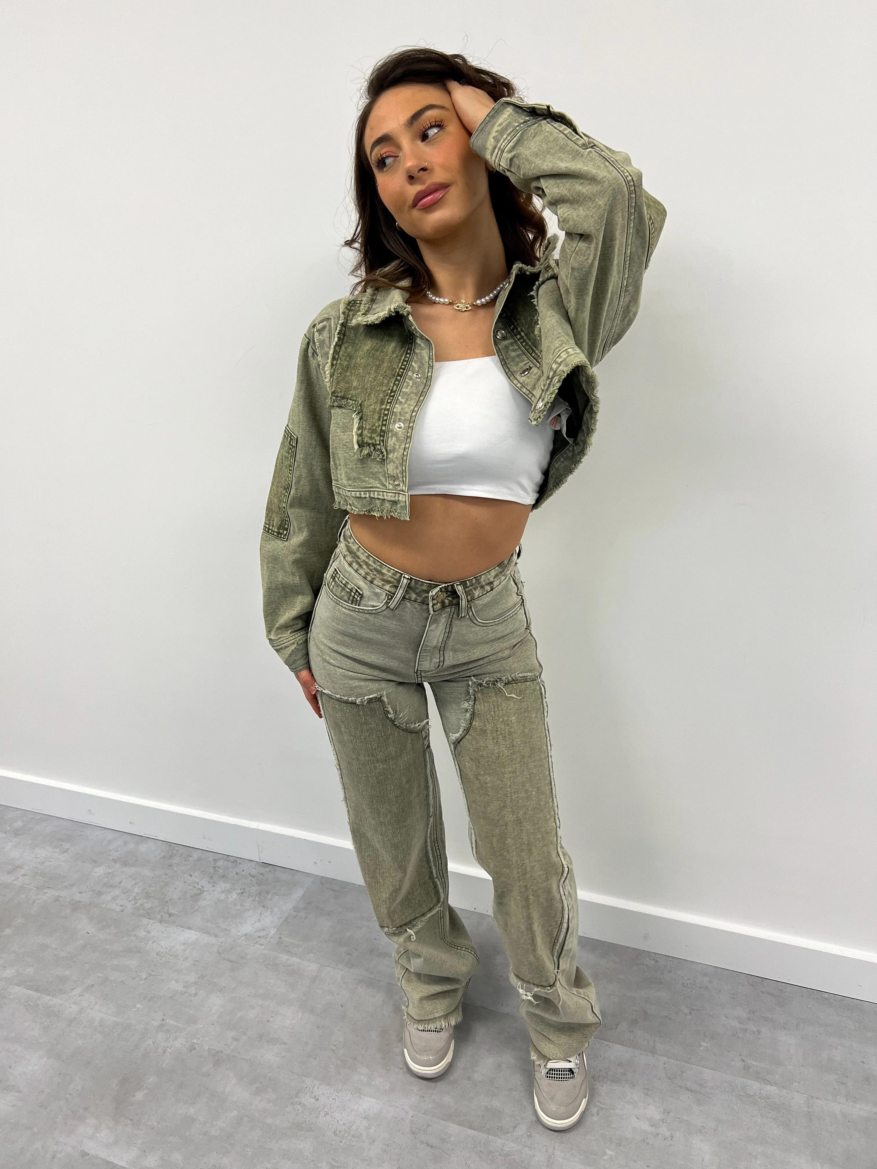 GREEN WASH CARPENTER JEANS Set