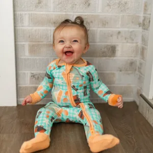 Groovy Tunes Convertible Romper Pajamas