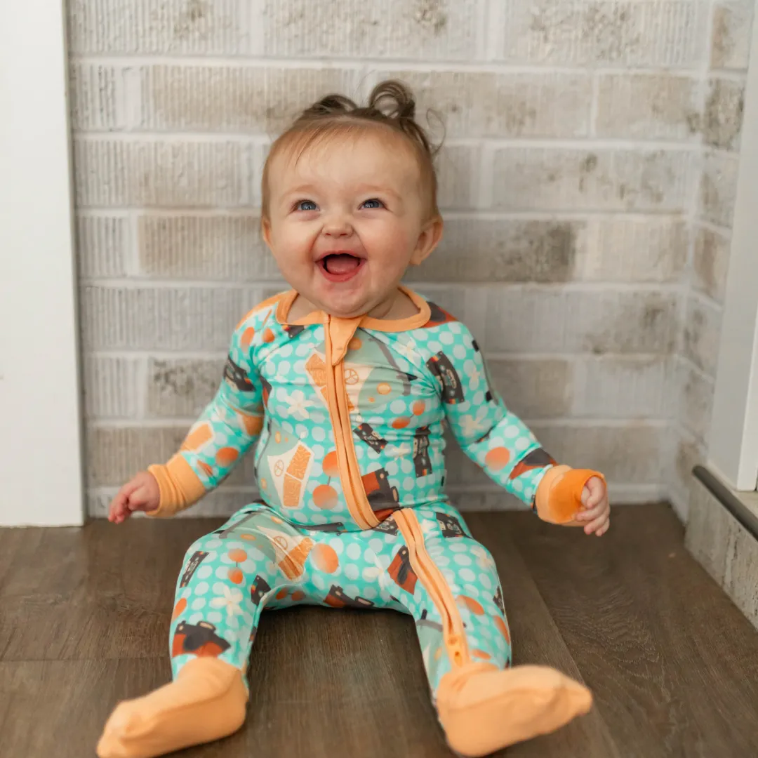 Groovy Tunes Convertible Romper Pajamas