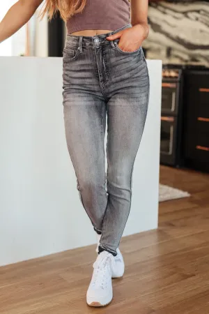 Hang In There High Rise Control Top Release Hem Skinny