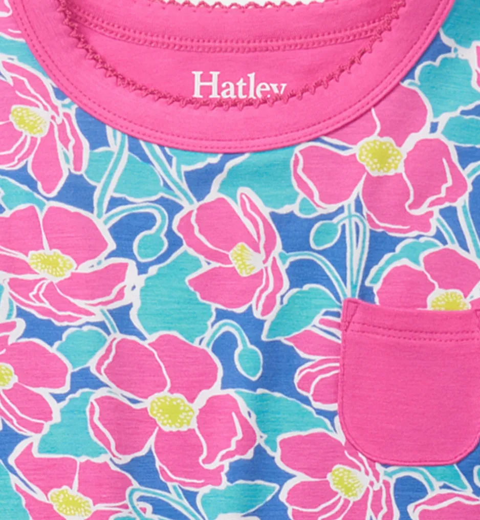 Hatley Big Poppies Bamboo Summer Pyjamas