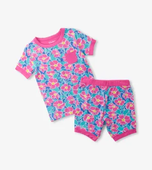 Hatley Big Poppies Bamboo Summer Pyjamas