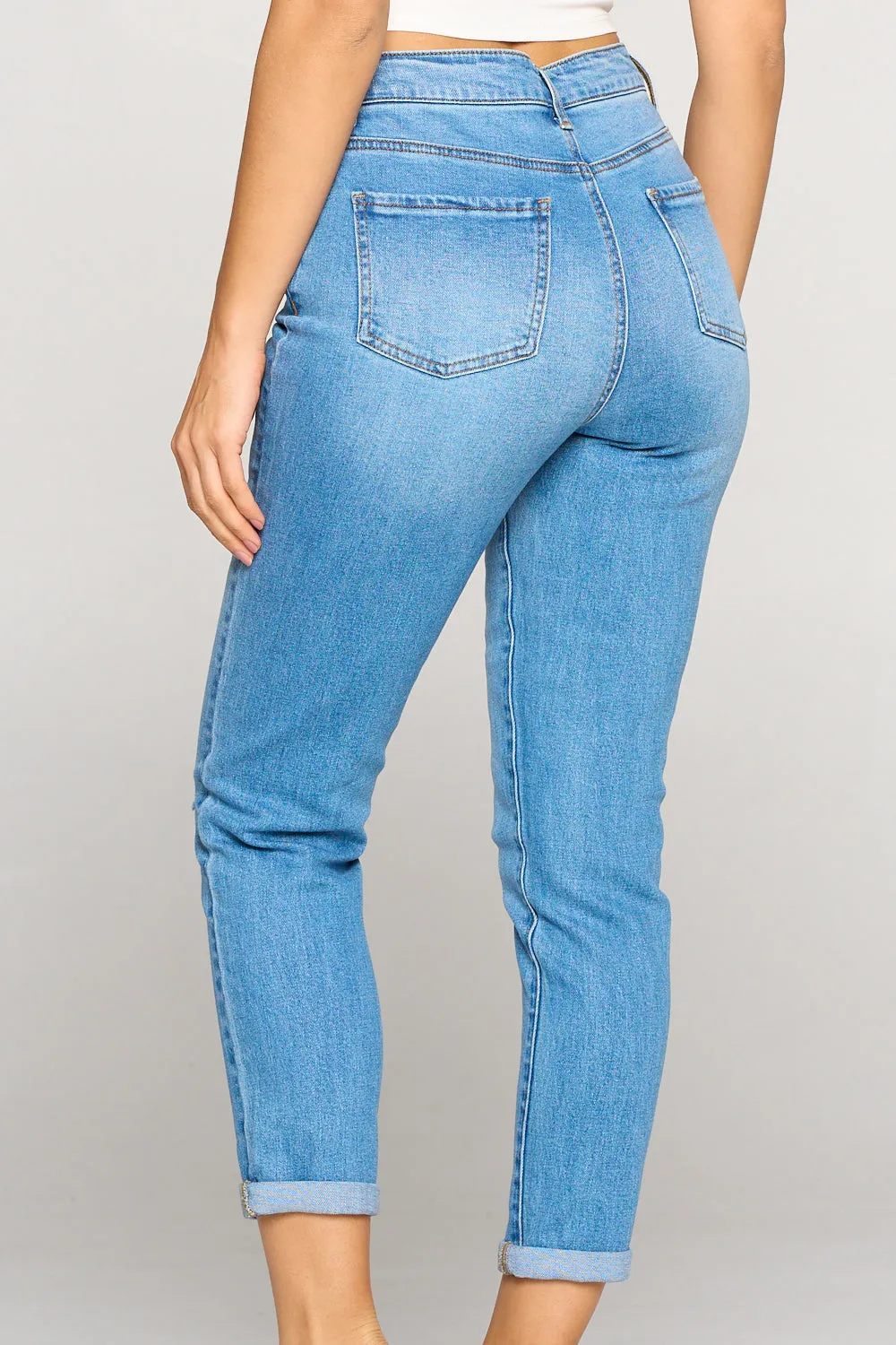 HIGH-WAIST DESTROYED