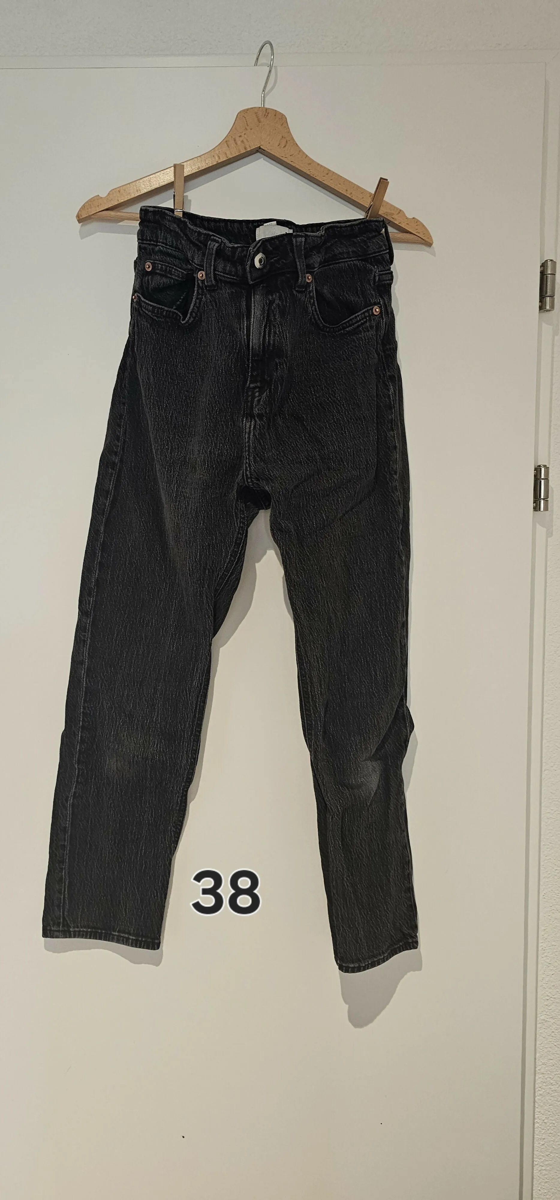 High waist Jeans schwarz
