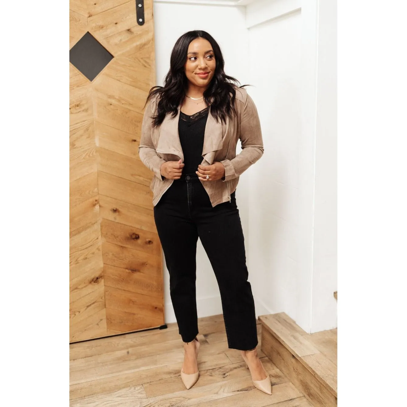 High Waist Mom Fit Jeans In Black