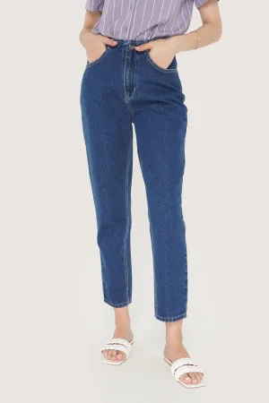 High Waist Slim Jeans
