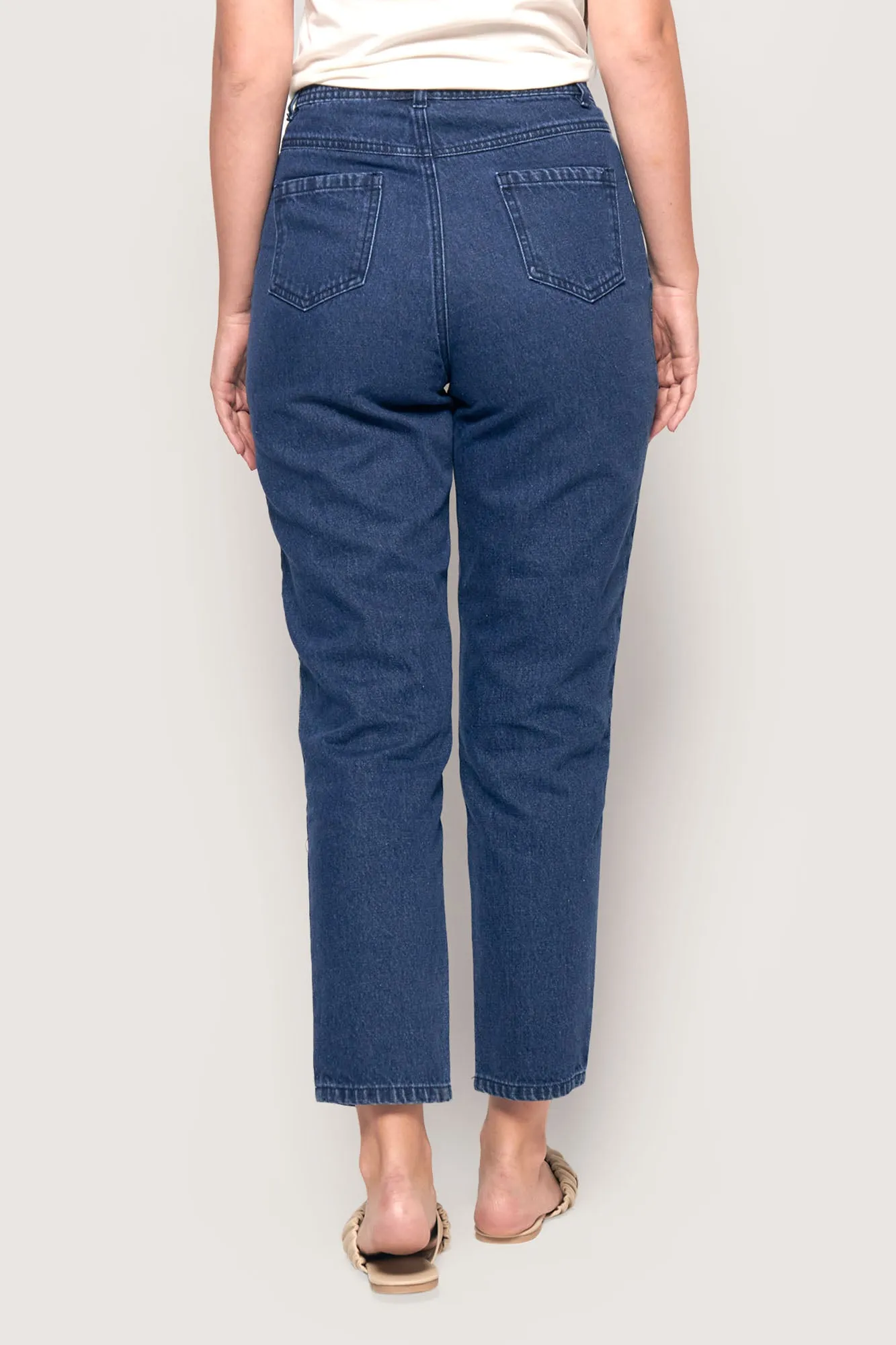 High Waist Slim Jeans