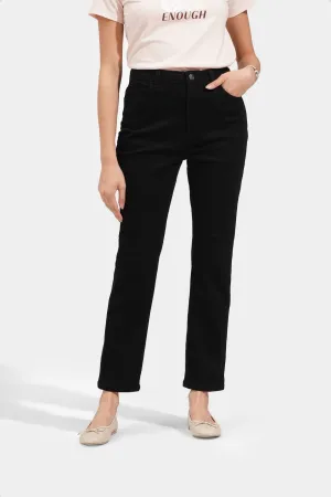 High Waist Tapered Jeans