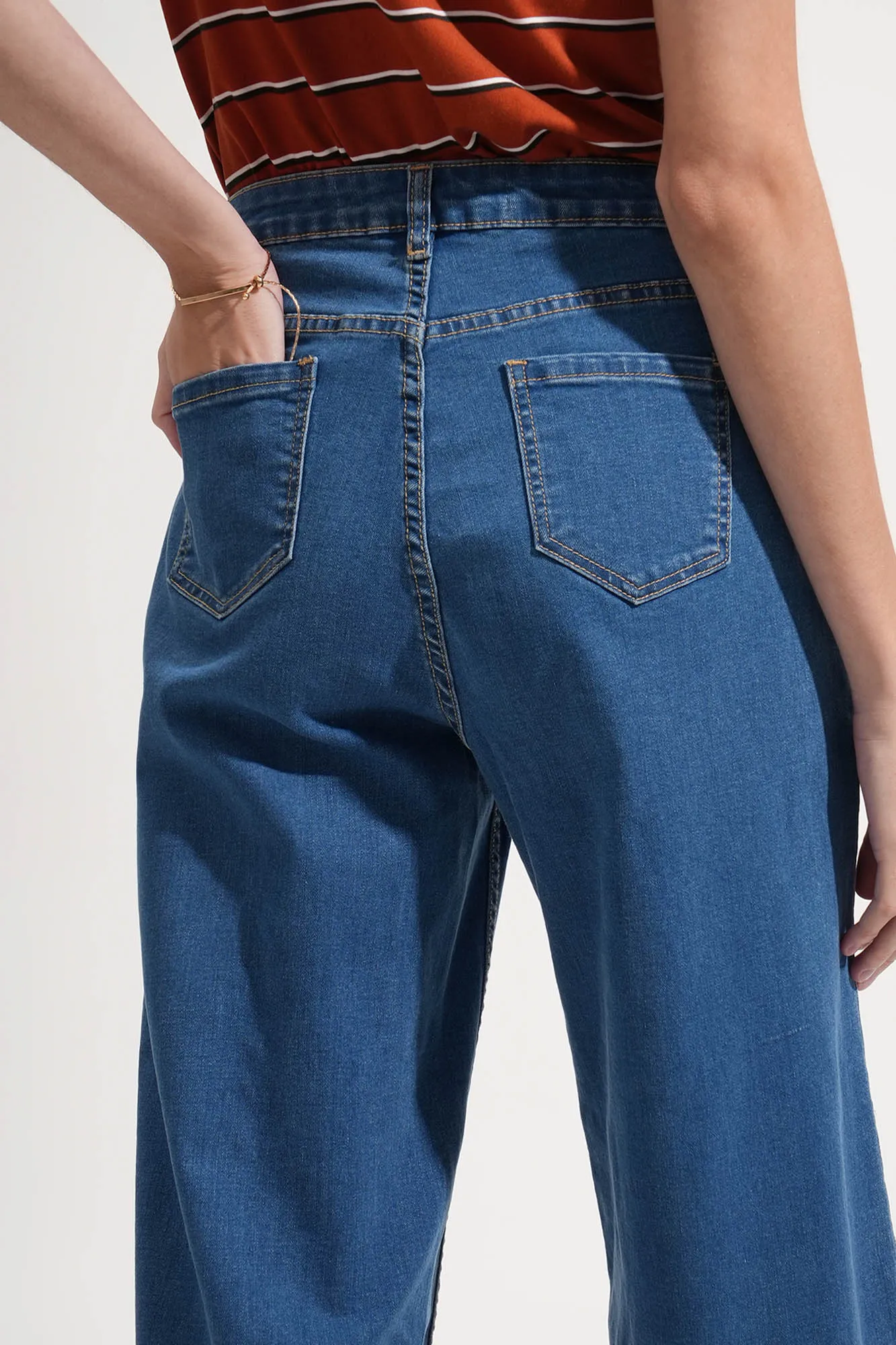 High Waist Wide Leg Jeans
