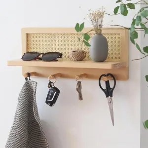 HookNest | Modern Wall Shelf with Hooks