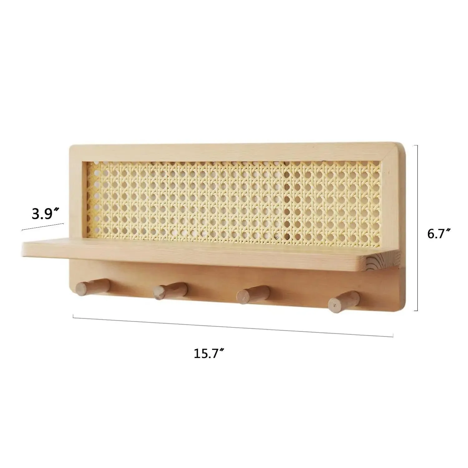 HookNest | Modern Wall Shelf with Hooks