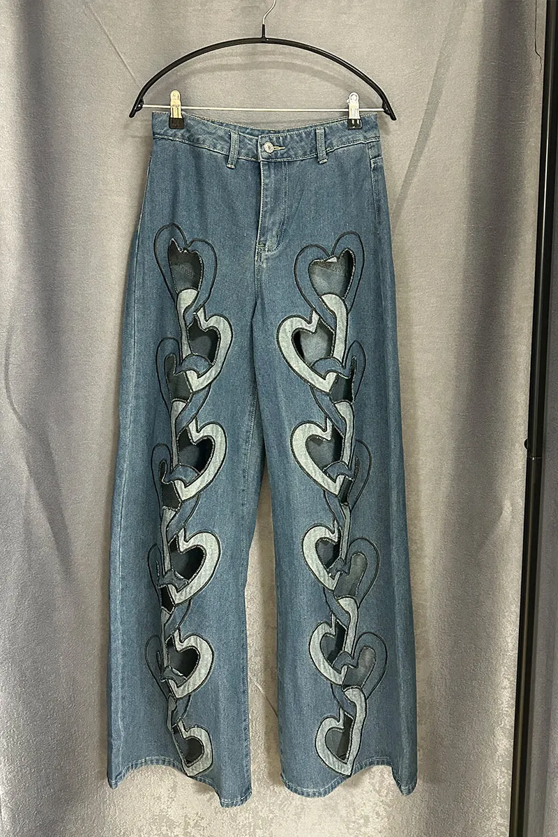 HPS1414 Heartbreaker Denim Set Pant