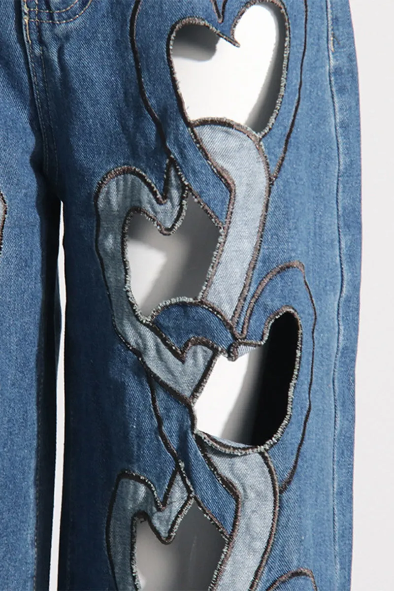 HPS1414 Heartbreaker Denim Set Pant