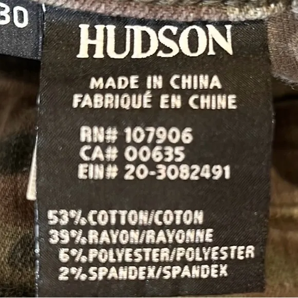 Hudson Barbara High Waist Super Skinny Jeans