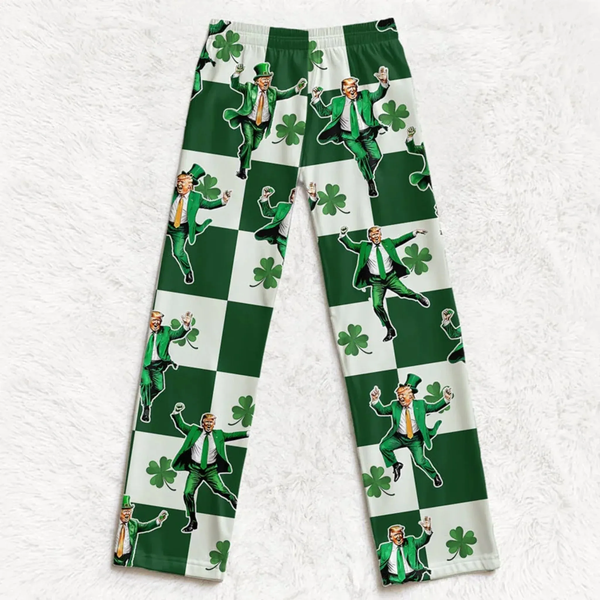 Irish Roots, American Pride - US Patriotic Pride Pajama Pants - Gift For Conservative Supporters