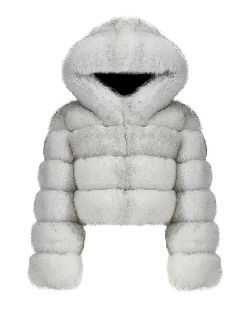 Ivy™ | Cropped Hooded Coat