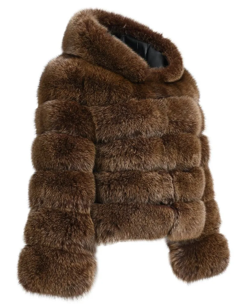 Ivy™ | Cropped Hooded Coat
