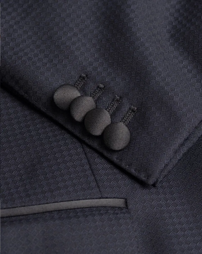 J. LINDEBERG Men's Dark Navy Hopper SC Soft Fancy Tux Jacket $695 NWT