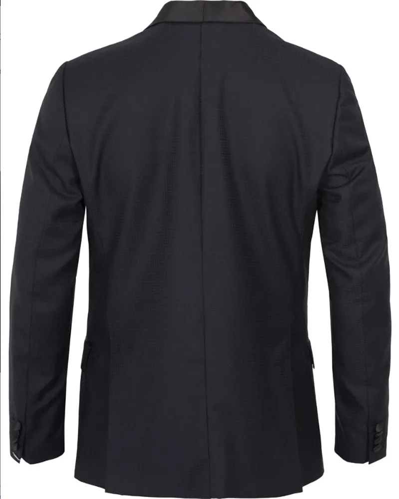 J. LINDEBERG Men's Dark Navy Hopper SC Soft Fancy Tux Jacket $695 NWT