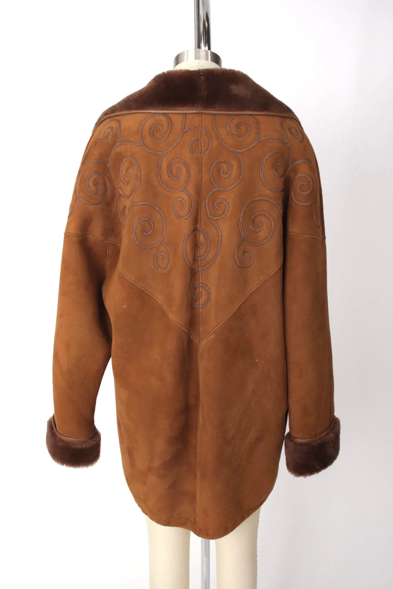 Jacques Jekel Mouton Embroidered Coat*