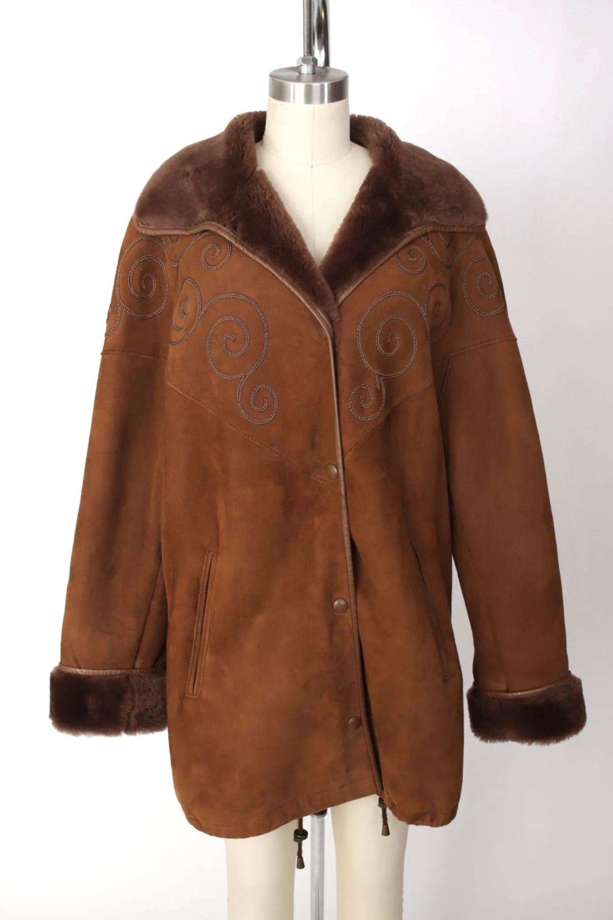 Jacques Jekel Mouton Embroidered Coat*