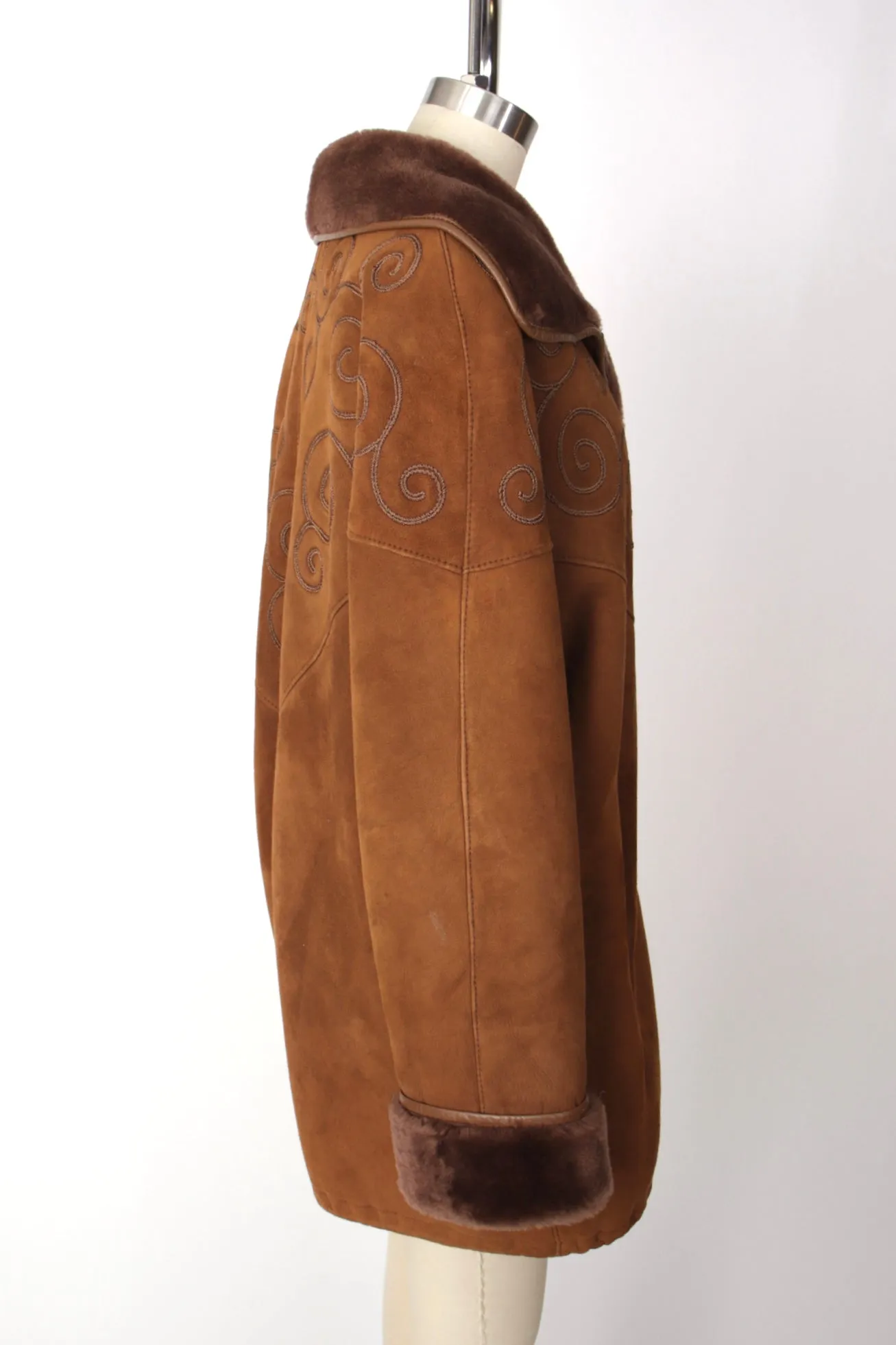 Jacques Jekel Mouton Embroidered Coat*