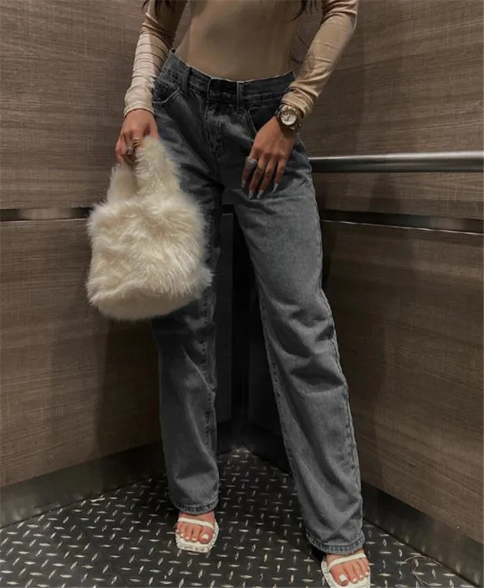 JazzHer Berklee High Waist Ripped Jeans