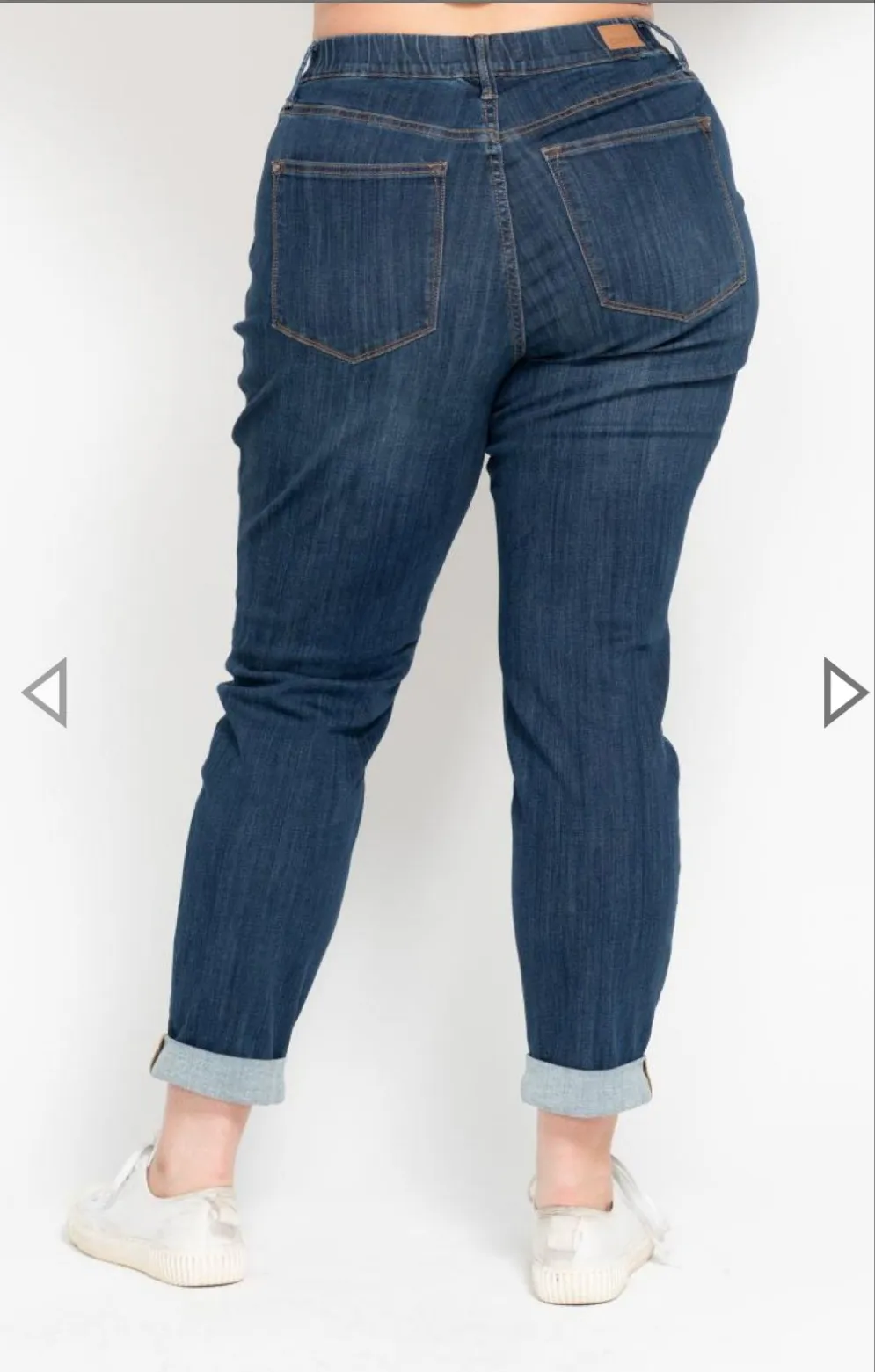   JB High Waist Cropped Pull On Jeans