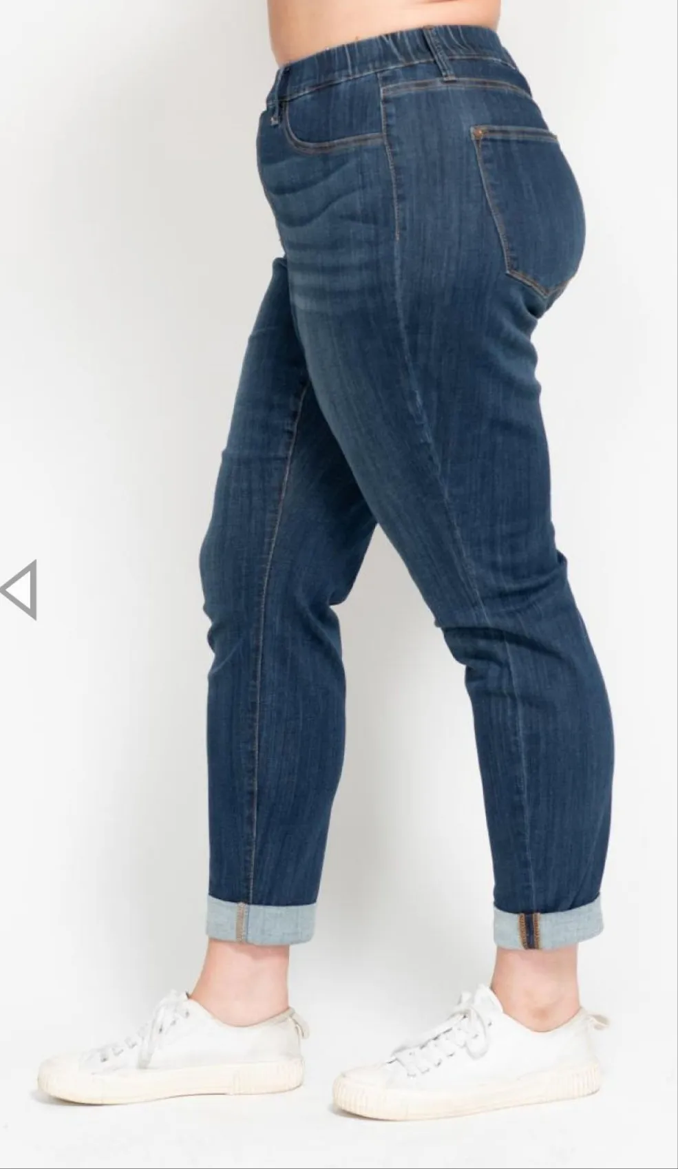   JB High Waist Cropped Pull On Jeans
