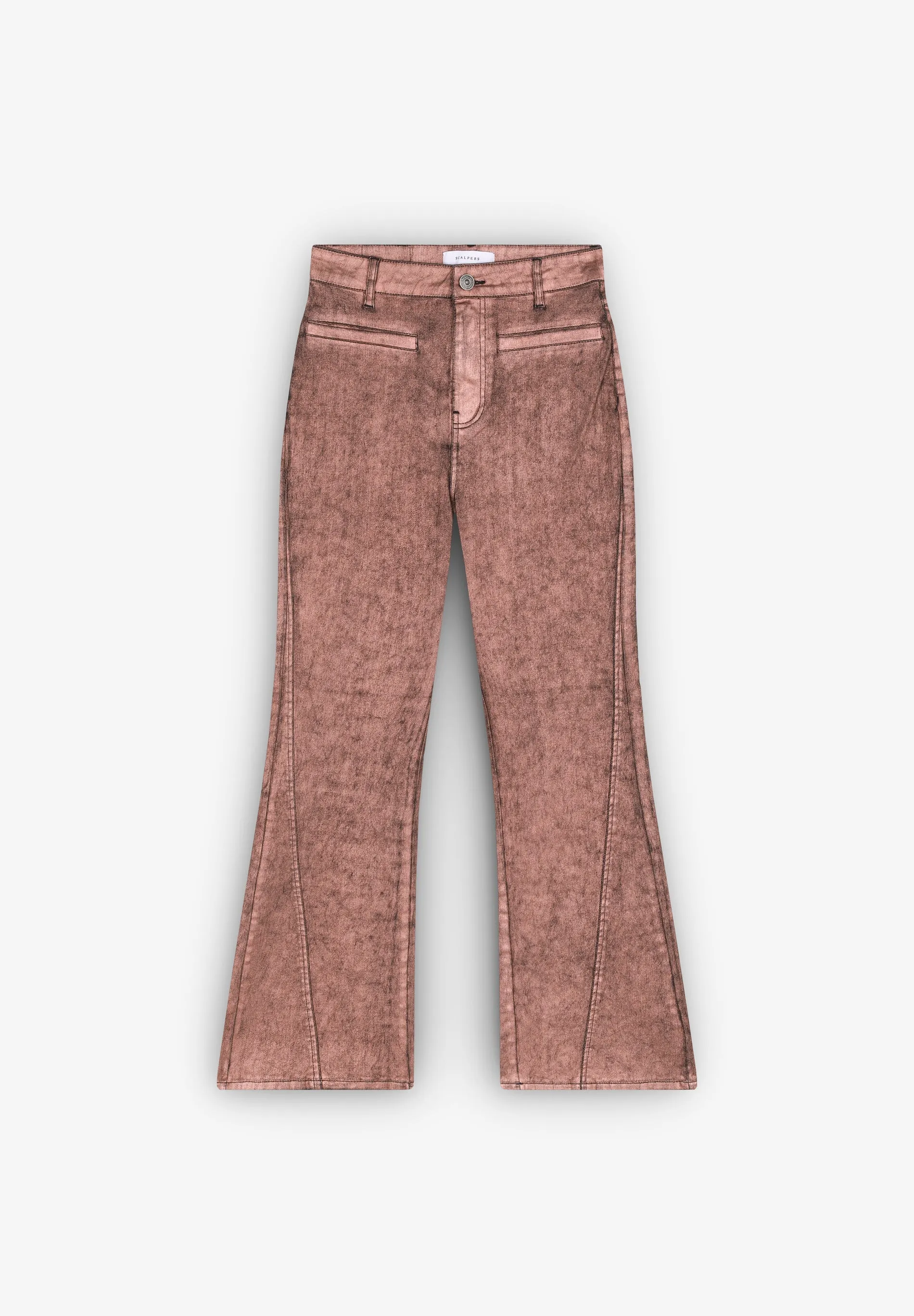 JEANS ANKLE FLARE FOIL