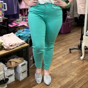 Judy Blue Aquamarine High Waist Slim Fit Jeans