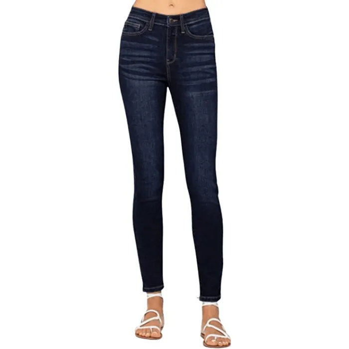 Judy Blue Handsanded High Waist Skinny Jeans