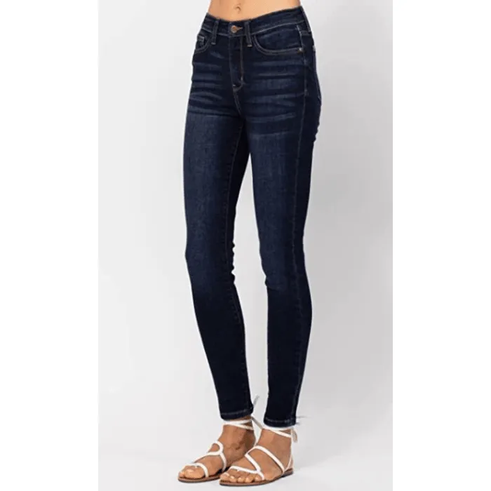 Judy Blue Handsanded High Waist Skinny Jeans