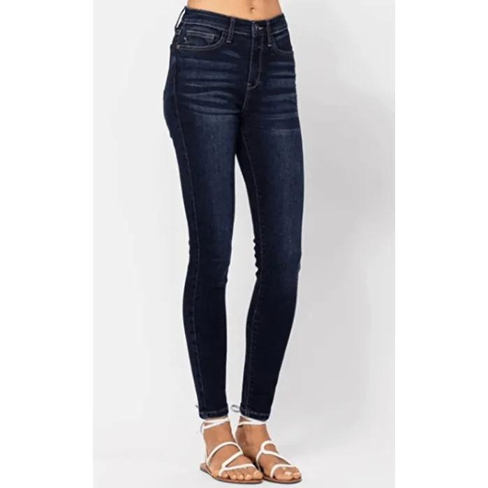 Judy Blue Handsanded High Waist Skinny Jeans