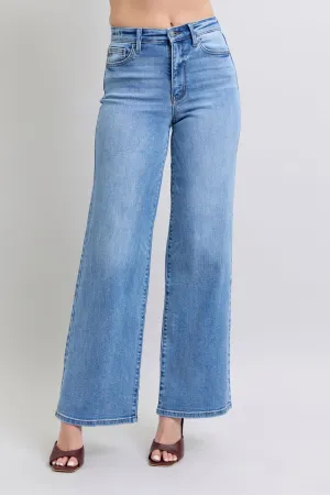 Judy Blue High-Waste Wide Leg Jeans