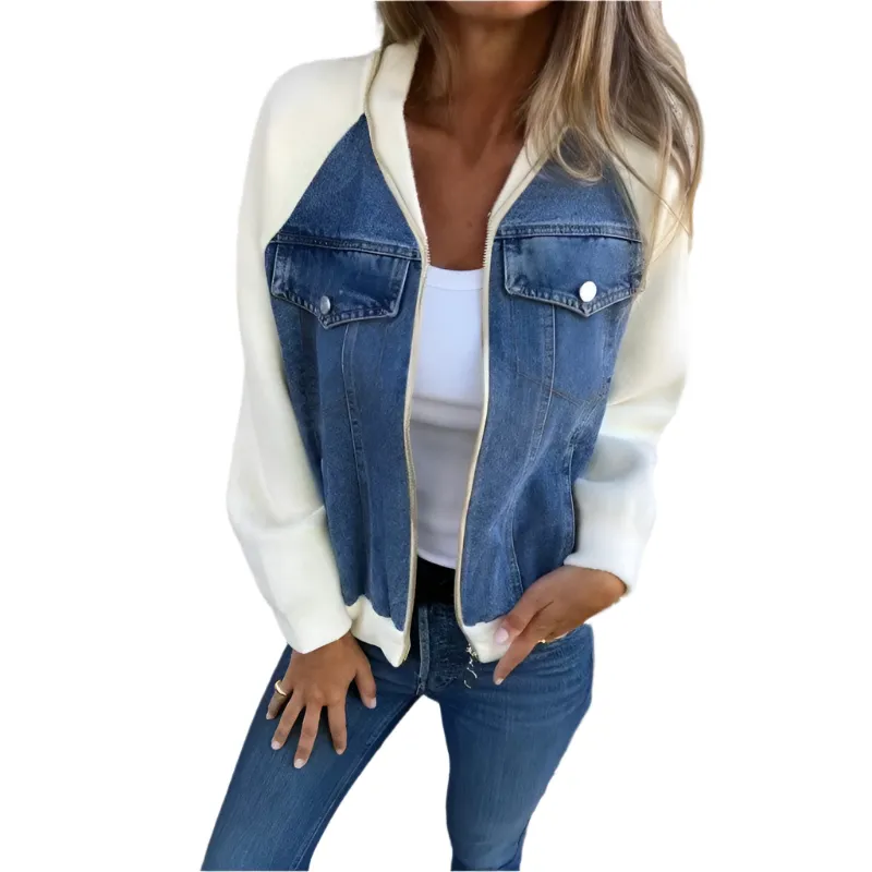 Julia – Trendy Women's Denim Jacket