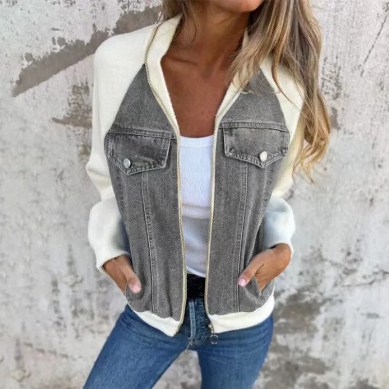 Julia – Trendy Women's Denim Jacket